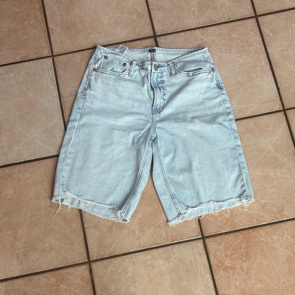 American Eagle Outfitters Light Blue Denim Cutoff Shorts